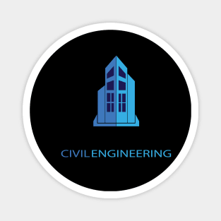 civil engineering, building, real estate logo Magnet